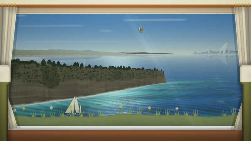 Riviera by Train: a headland over the sea